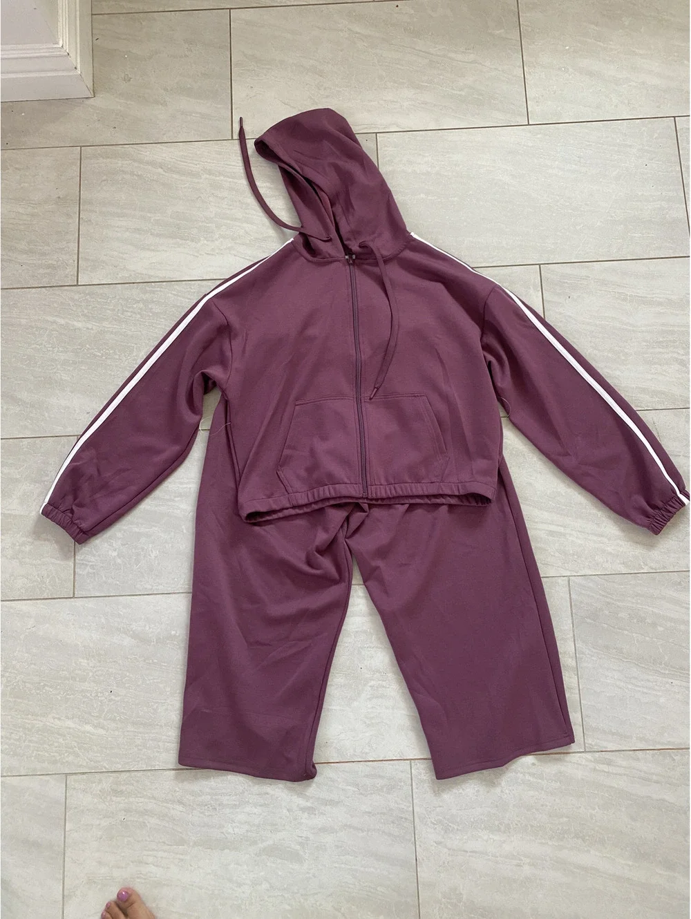 Fit Collective Tulipwood Tracksuit Set Large Hoodie and Jogg